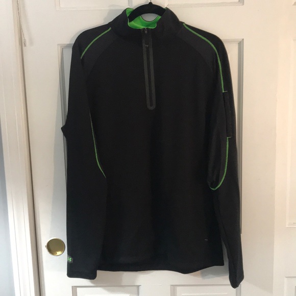 Under Armour Other - Black + green Under Armor combine training jacket